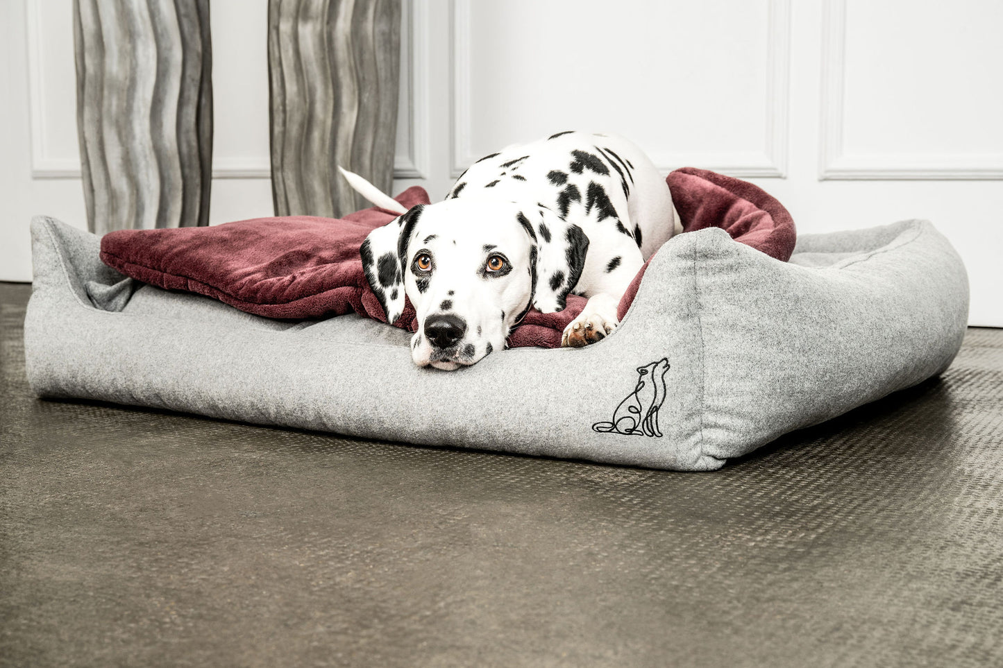 Hundedecke Emma Weinrot Mein Shop