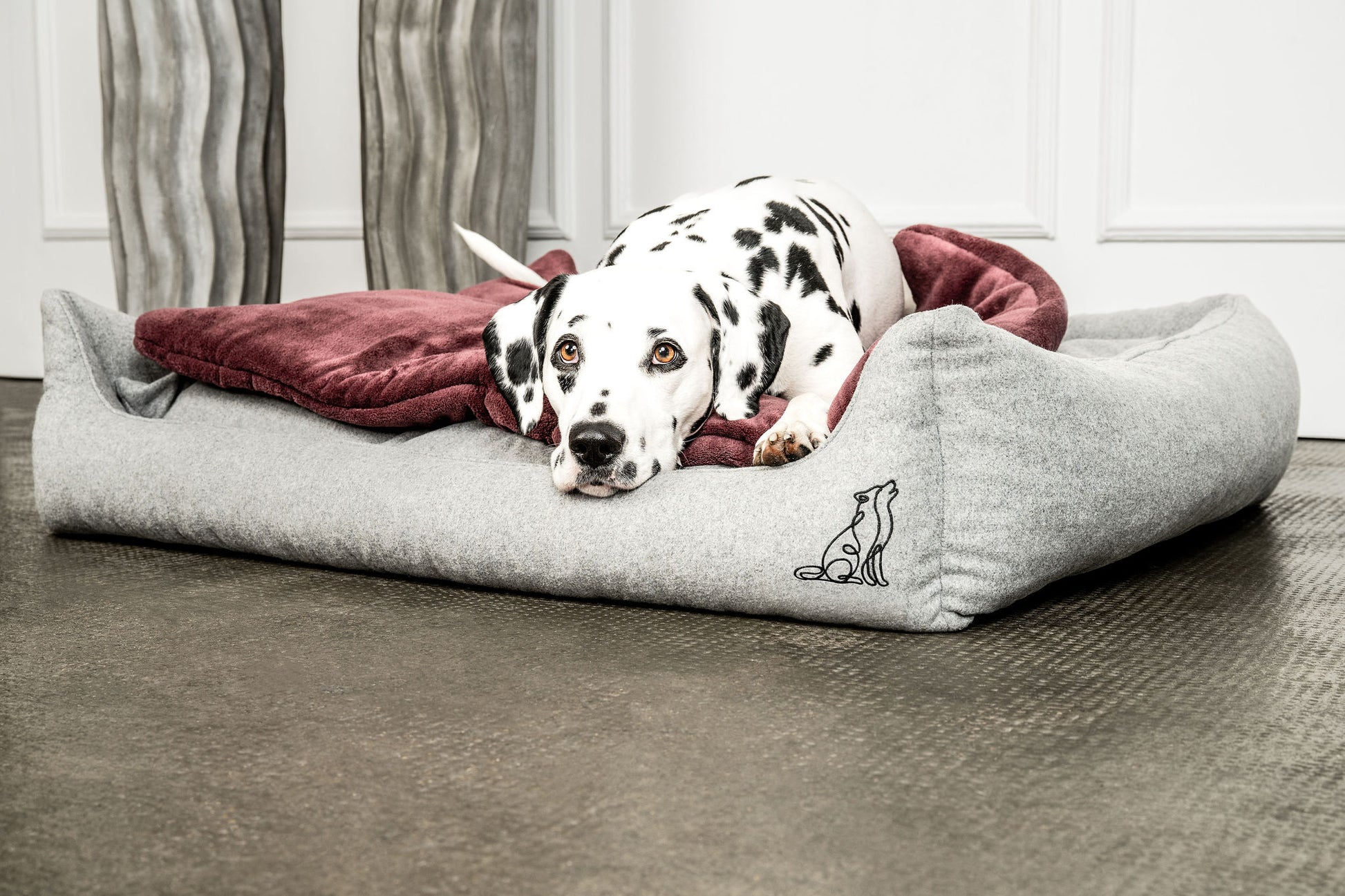 Hundedecke Emma Weinrot Mein Shop