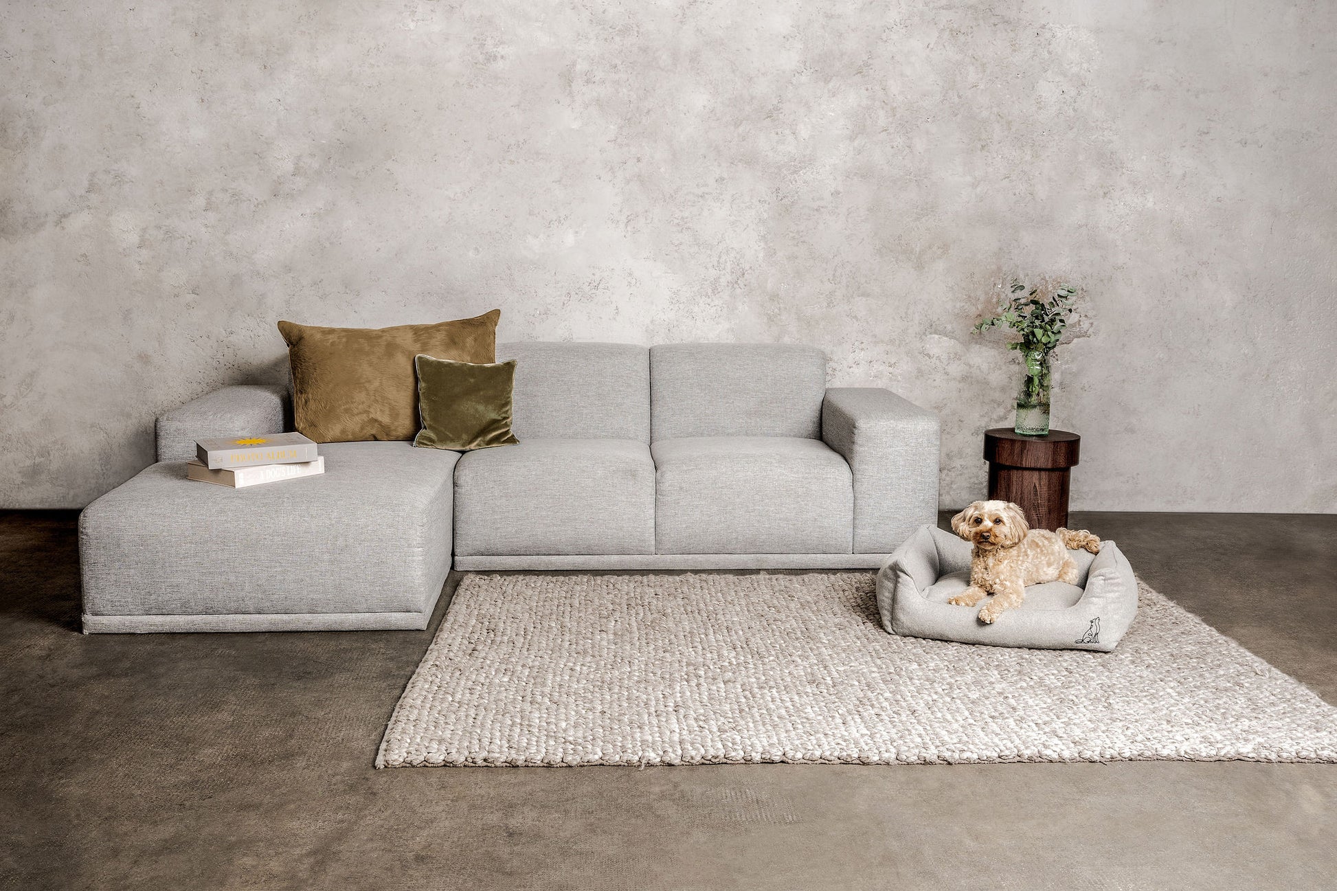 Hundebett Belle Hellgrau Mein Shop