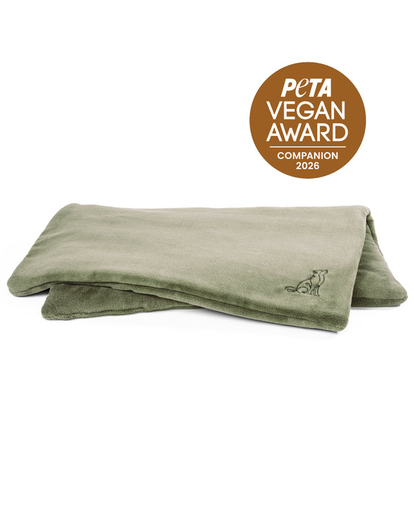 Hundedecke Emma Moosgrün (vegan)